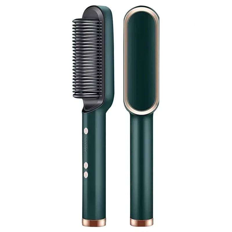 Thermostatic Hair Straightener Comb With 5 Temperature Settings