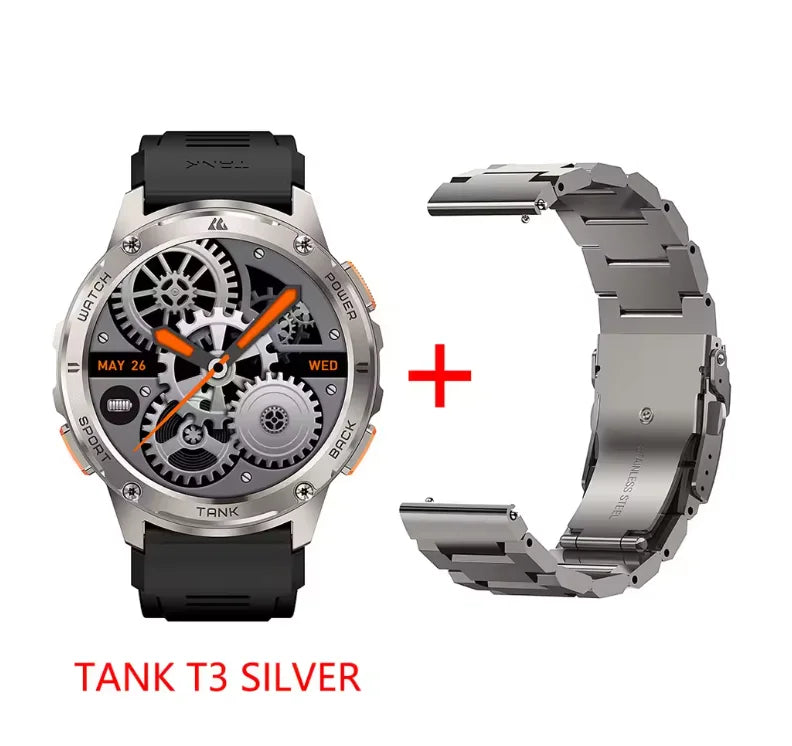 KOSPET TANK T3 Smartwatch Men's With Call And Text
