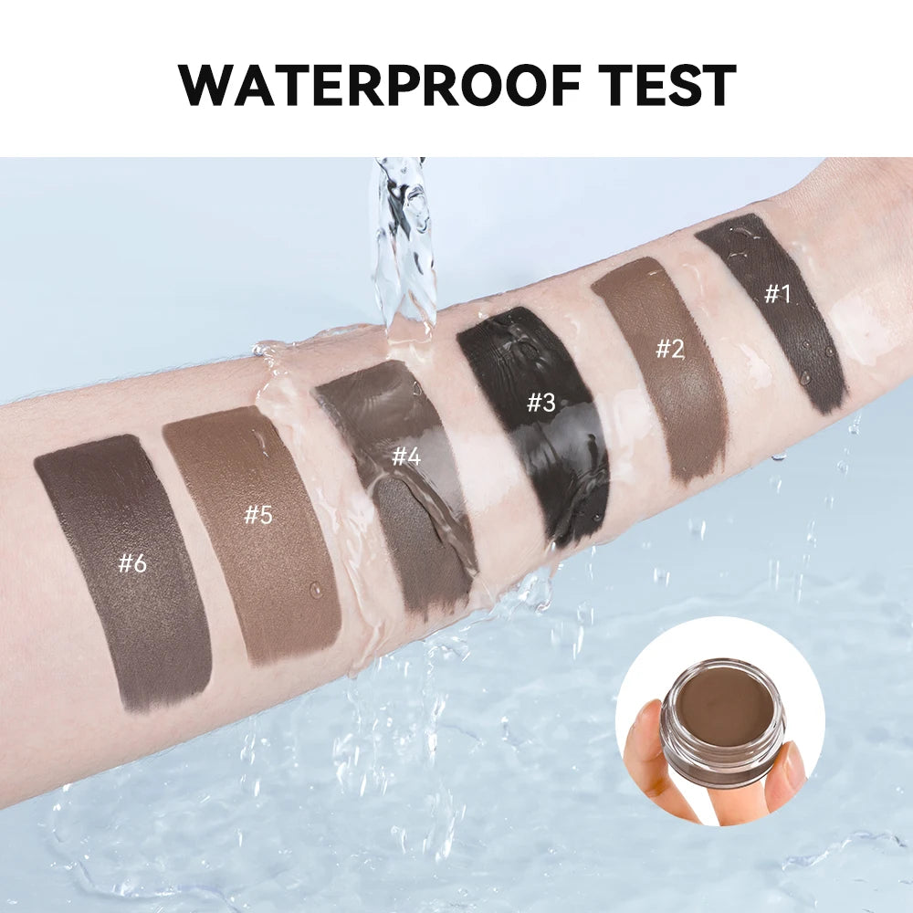 Ibcccndc Waterproof Eyebrow Tint With Brush Long Lasting Pomade