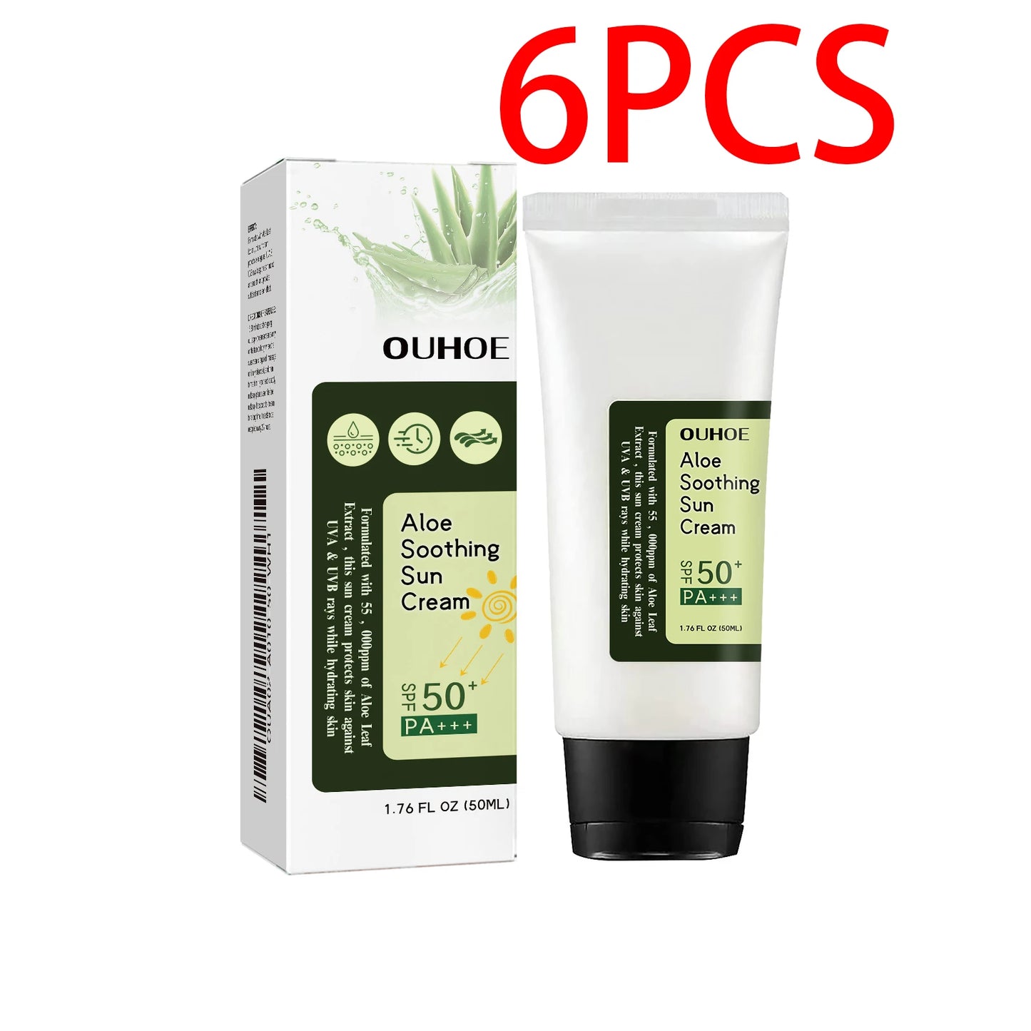 Ouhoe Aloe Vera Protective Sunscreen SPF 50 Face And Body