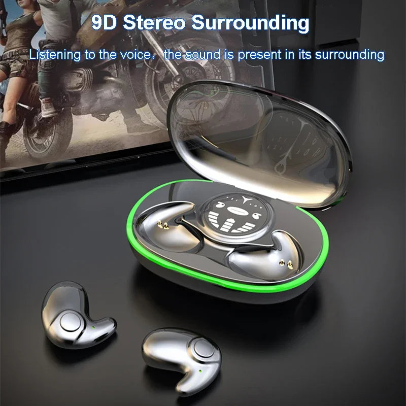 SHUKE Invisible Sleep Earphones Bluetooth 5.3 Noise Canceling Earbuds