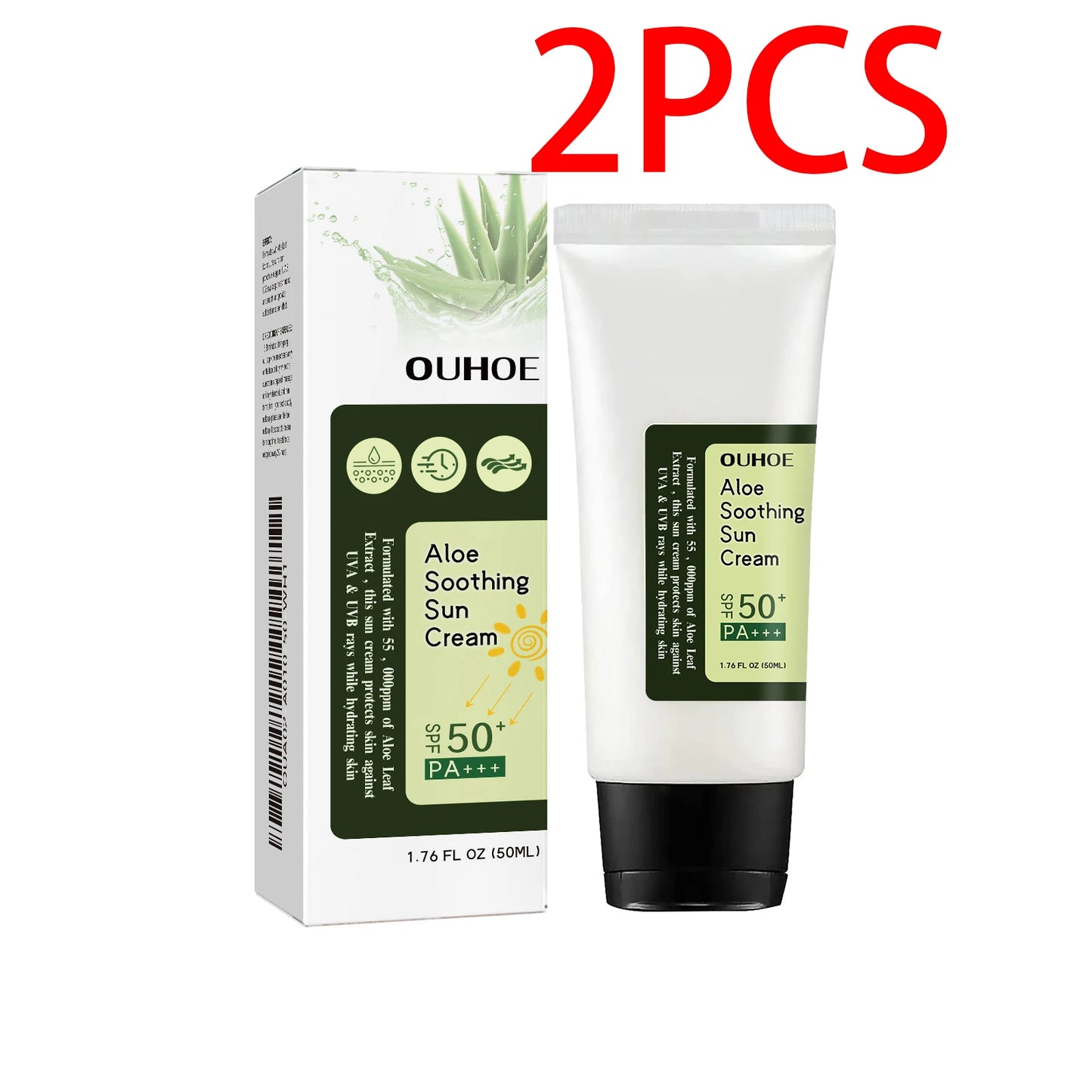Ouhoe Aloe Vera Protective Sunscreen SPF 50 Face And Body
