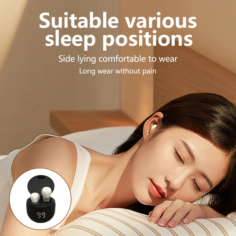 SHUKE Sleep Headphones Wireless Bluetooth Earphones Active Noise Canceling Mic