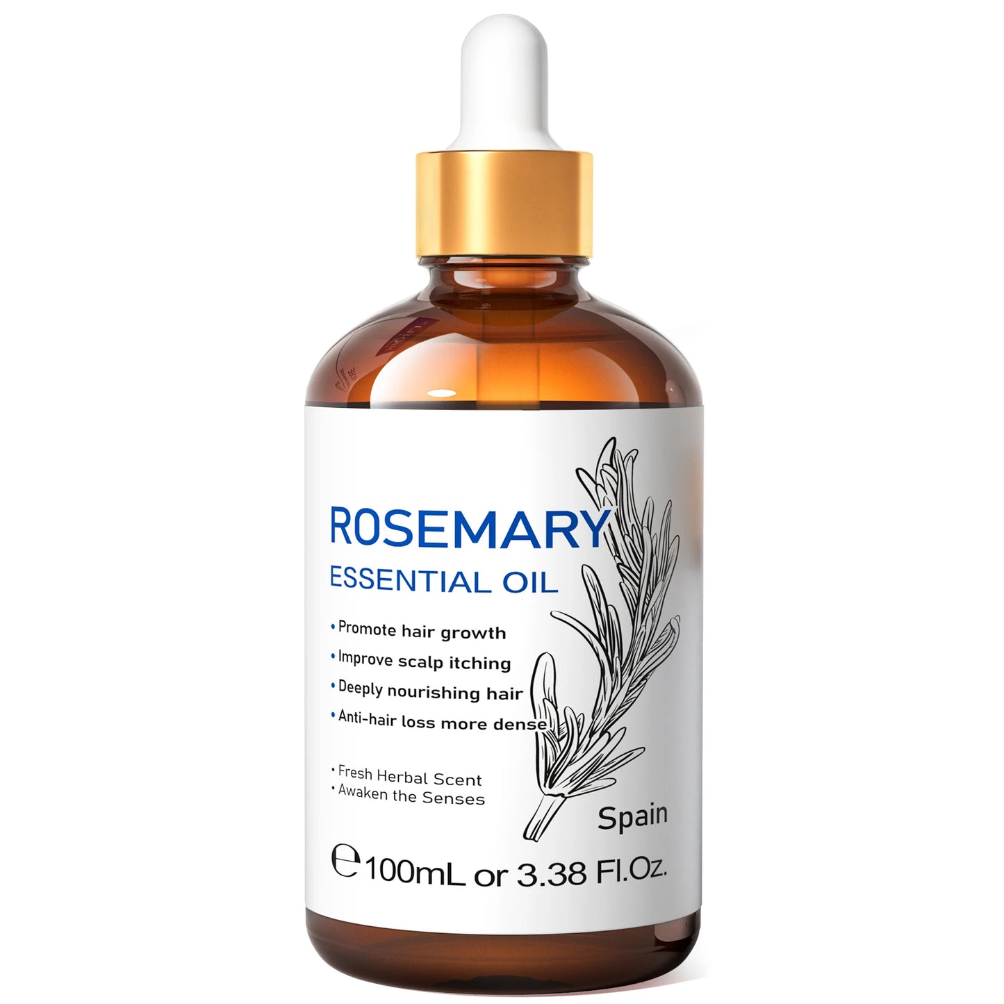 HIQILI Geranium Tea Tree Rosemary Lavender Peppermint Essential Oil