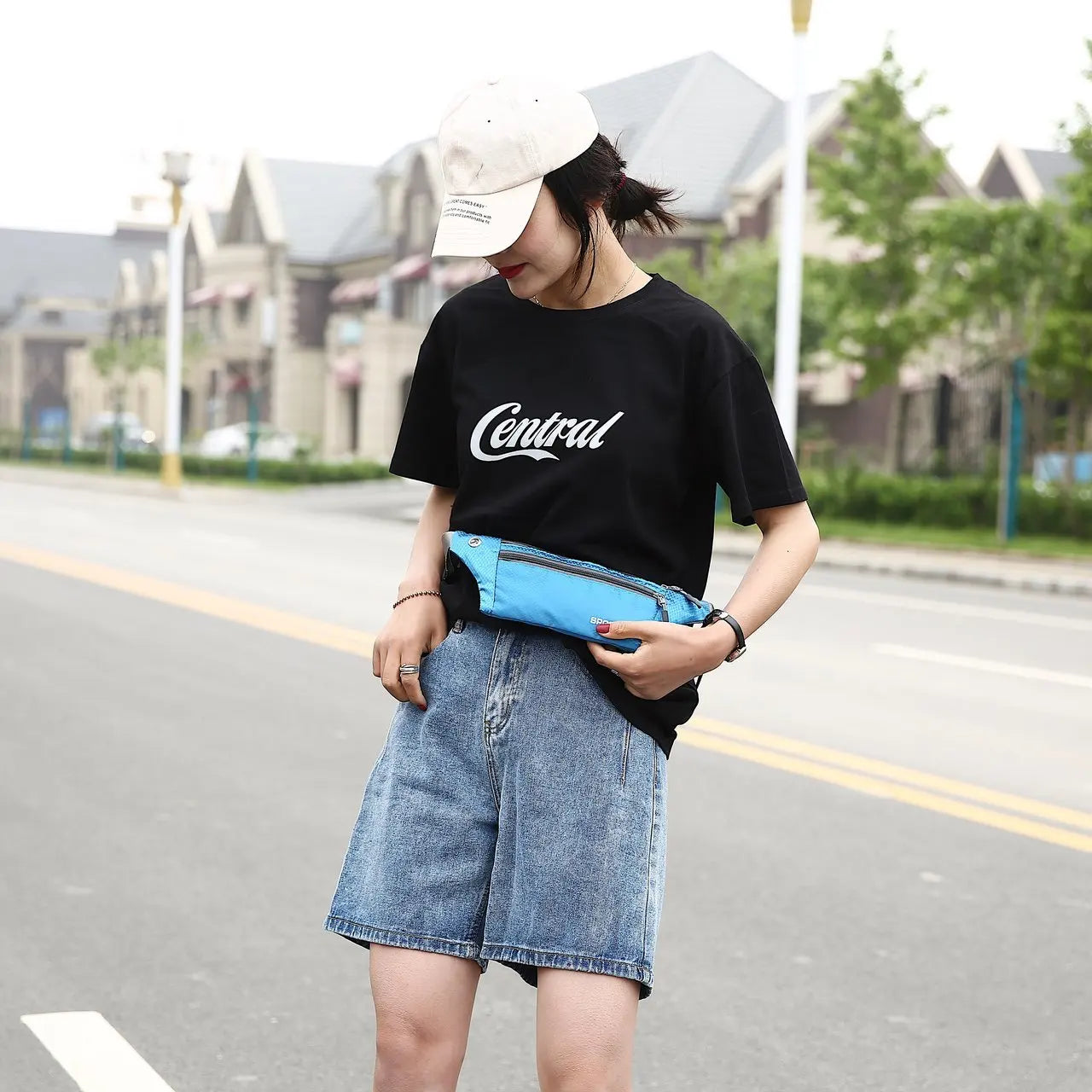 Nylon Waist Pack Chest Bag for Running and Travel Essentials