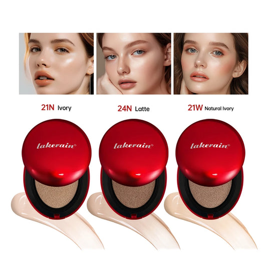 Ibcccndc Korean Air Cushion Foundation Natural Moisturizing Coverage 72H Wear