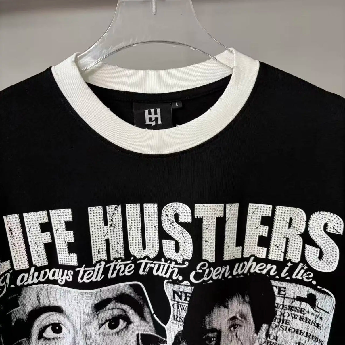 Premium Cotton Retro Loose Tee For Unisex Casual Wear