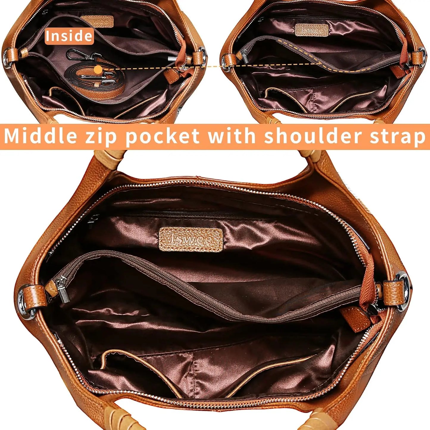 Genuine Leather Shoulder Bags Quiet Luxury Crossbody Handbags For Women