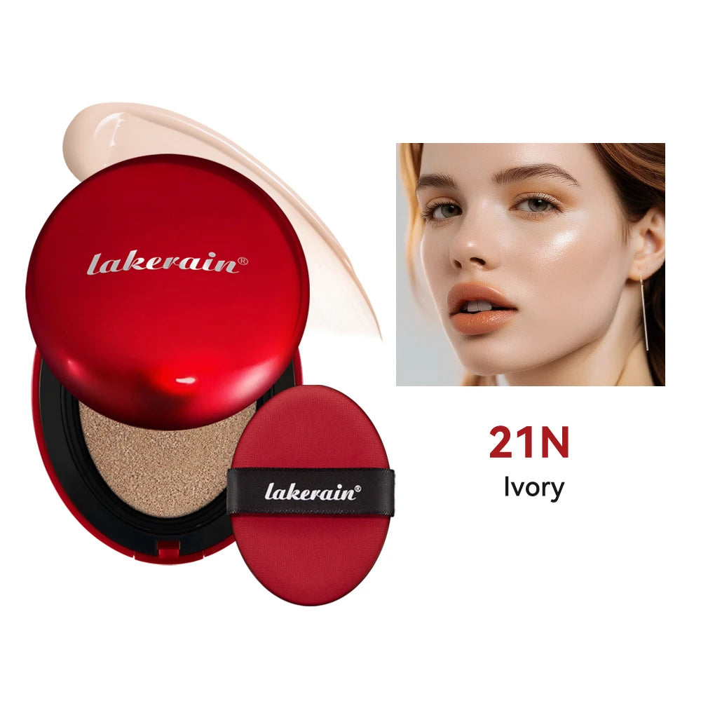 Ibcccndc Korean Air Cushion Foundation Natural Moisturizing Coverage 72H Wear