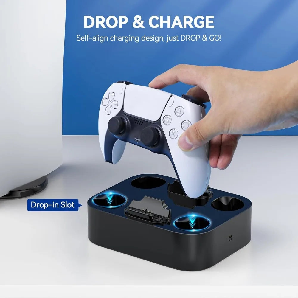 Fast Charging Dock for PlayStation 5 DualSense Controllers