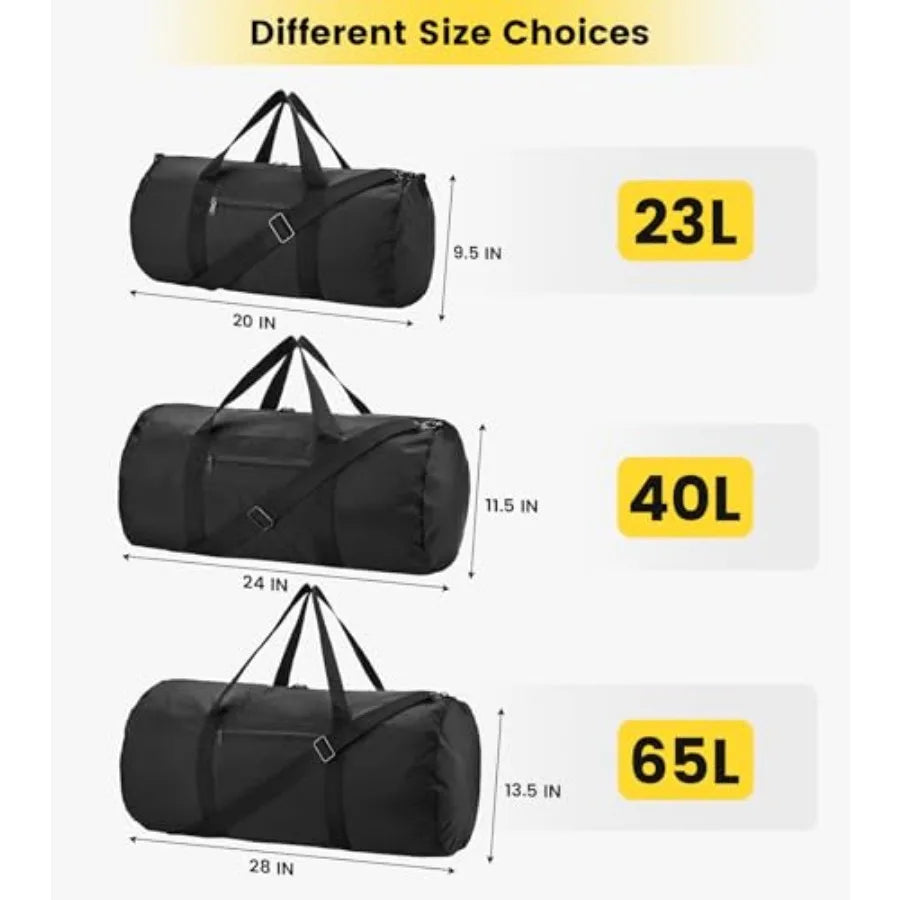 Vorspack Foldable Gym Duffel Bag Lightweight Travel Sports
