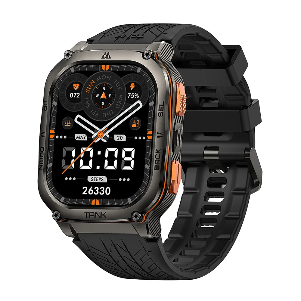 KOSPET Tank M3 Ultra GPS Smart Watch Steel 5ATM IP69K