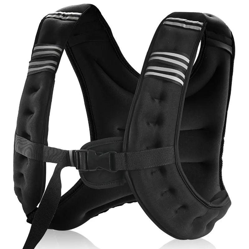 12lb Reflective Weight Vest For Workout And Running