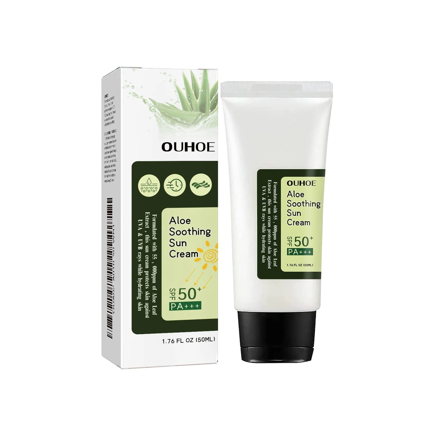 Ouhoe Aloe Vera Protective Sunscreen SPF 50 Face And Body