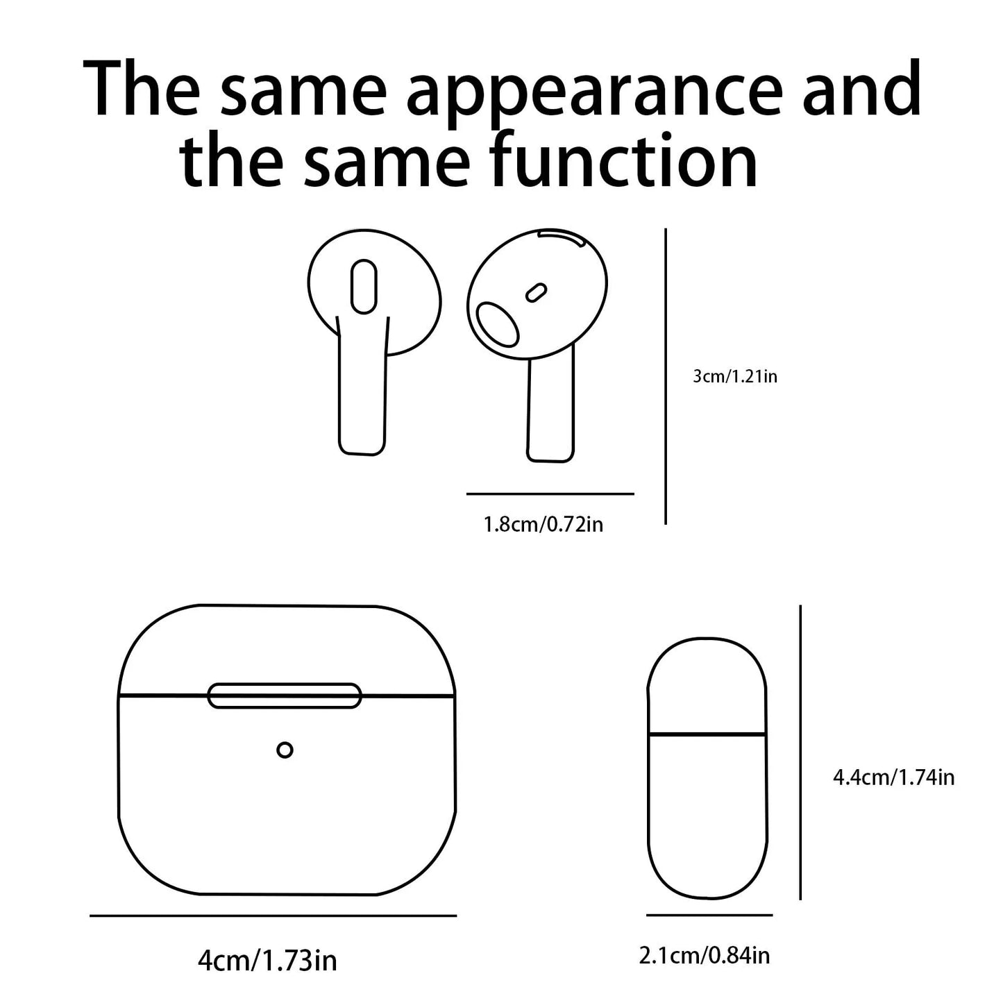 ZZLOVE Air Pro4 Wireless Earphones Bluetooth 5.3 Noise Canceling