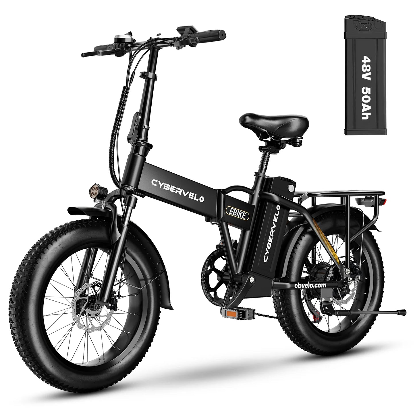 LIONLAND EK4 Folding Electric Bike 960Wh 30 MPH 80-Mile Range