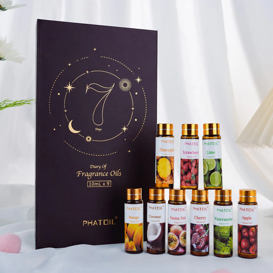 PHATOIL Fruity Fragrance Oils Gift Set For Candle Soap Making