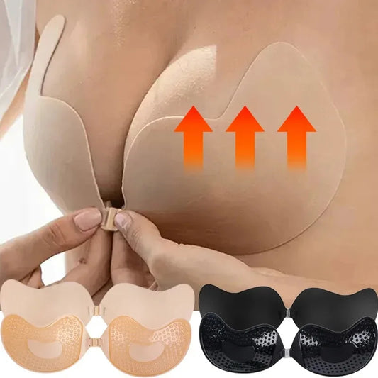 Silicone Self-Adhesive Backless Strapless Bra For Invisible Support