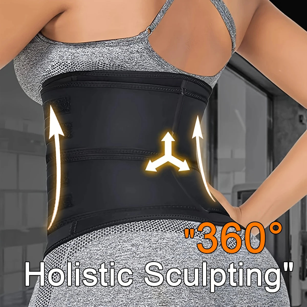 Women Adjustable Neoprene Waist Trainer Corset for Tummy Control