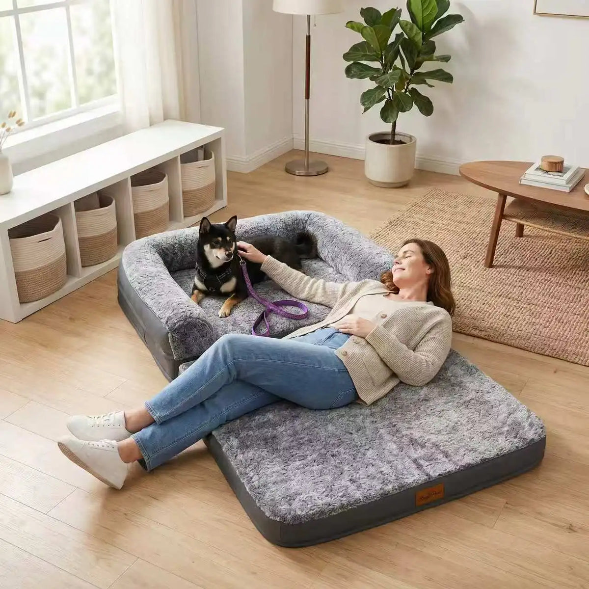 BINGOPAW Orthopedic Dog Bed Sofa With Washable Removable Cover