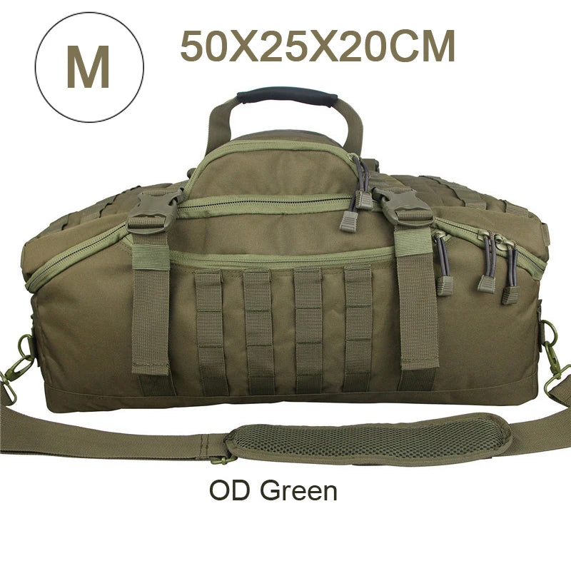 LQARMY Outdoor Tactical Backpack Molle Duffel Bag For Hiking