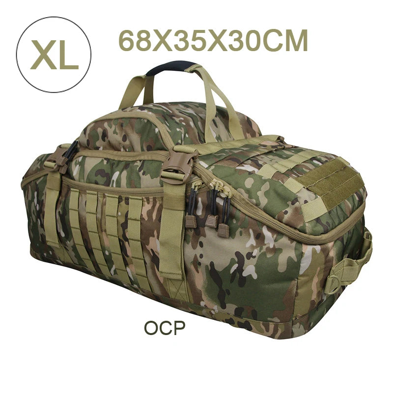 LQARMY Outdoor Tactical Backpack Molle Duffel Bag For Hiking